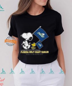 Snoopy Florida Gulf Coast Eagles Road To Oklahoma City flag shirt