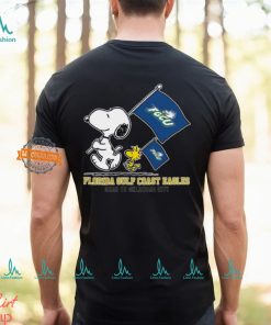 Snoopy Florida Gulf Coast Eagles Road To Oklahoma City flag shirt