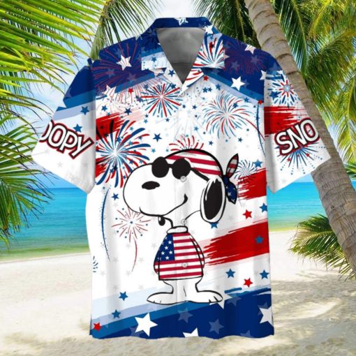 Snoopy Happy 4th Of July 2024 Hawaiian Shirt