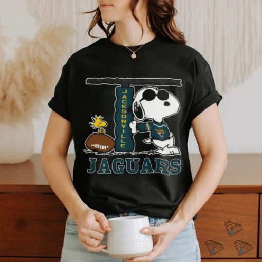 Snoopy Joe Cool And Woodstock The Jacksonville Jaguars T shirt