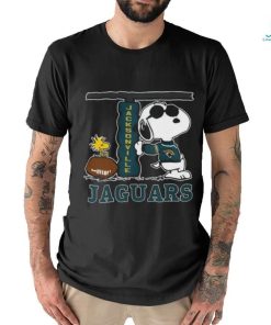 Snoopy Joe Cool And Woodstock The Jacksonville Jaguars T shirt