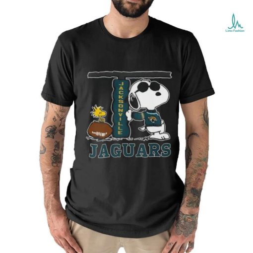 Snoopy Joe Cool And Woodstock The Jacksonville Jaguars T shirt