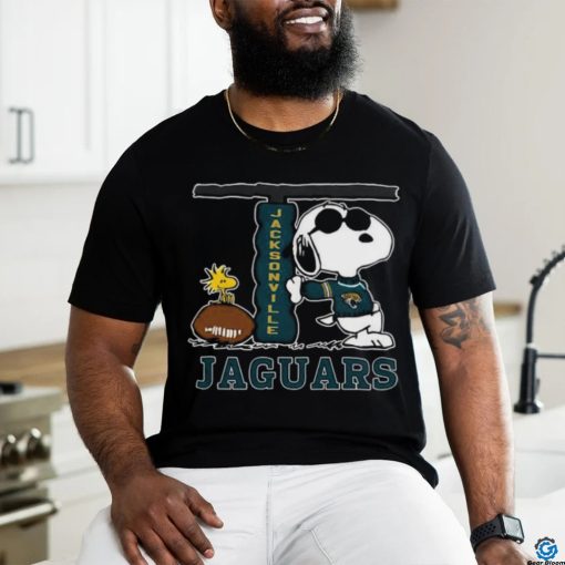 Snoopy Joe Cool And Woodstock The Jacksonville Jaguars T shirt