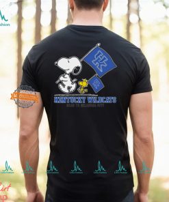 Snoopy Kentucky Wildcats Road To Oklahoma City flag shirt