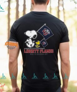 Snoopy Liberty Flames Road To Oklahoma City flag shirt