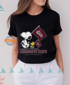 Snoopy Mississippi State Road To Oklahoma City flag shirt