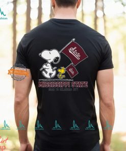 Snoopy Mississippi State Road To Oklahoma City flag shirt