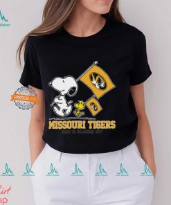 Snoopy Missouri Tigers Road To Oklahoma City flag shirt