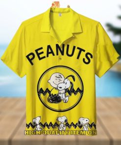 Snoopy Peanuts Charlie Brown Button Down Hawaiian Shirt