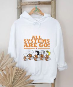 Snoopy Peanuts NASA all systems are go shirt