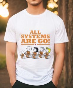 Snoopy Peanuts NASA all systems are go shirt
