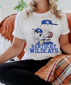 Snoopy and Charlie Brown Kentucky Wildcats baseball shirt