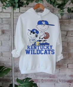 Snoopy and Charlie Brown Kentucky Wildcats baseball shirt