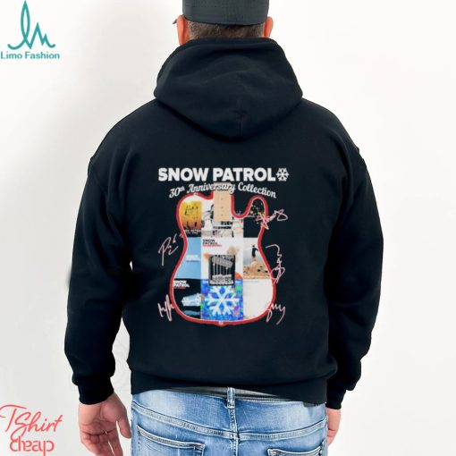 Snow Patrol 30th anniversary Collection Guitar Signatures Shirt