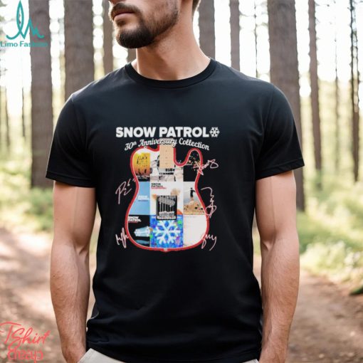 Snow Patrol 30th anniversary Collection Guitar Signatures Shirt
