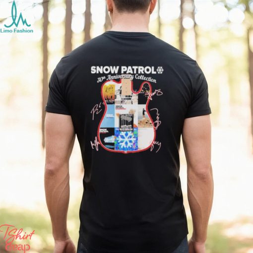 Snow Patrol 30th anniversary Collection Guitar Signatures Shirt