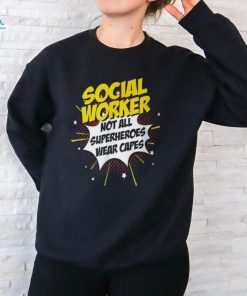 Social Worker Superhero Product Comic Idea T Shirt