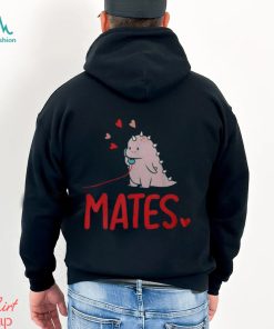 Soul Mates Cute Dinosaur Valentine's Day Matching Couples Men's T shirt