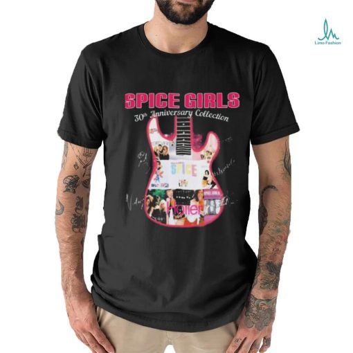 Spice Girls 30th Anniversary Collection Fan Guitar Signatures shirt