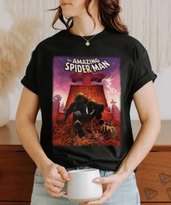 Spider Man Mad Engine Grave Graphic T Shirt