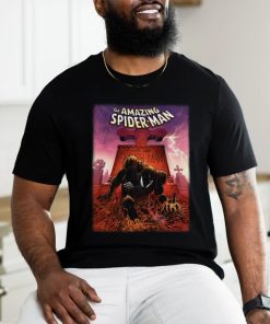 Spider Man Mad Engine Grave Graphic T Shirt