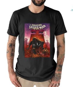 Spider Man Mad Engine Grave Graphic T Shirt