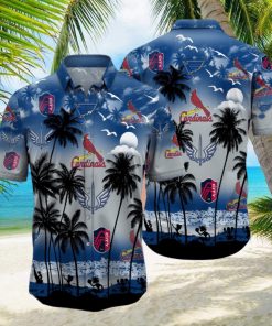 St.louis Sports Palm Tree Summer Hawaiian Shirt