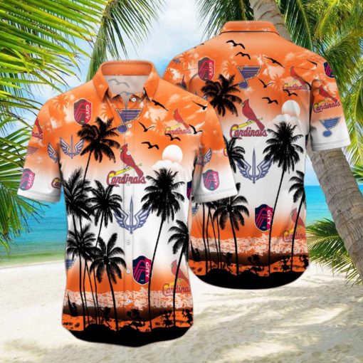 St.louis Sports Palm Tree Trending Hawaiian Shirt