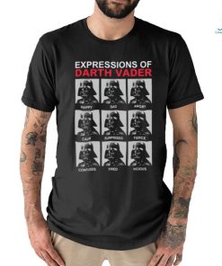 Star Wars Darth Vader Face Expressions T Shirt