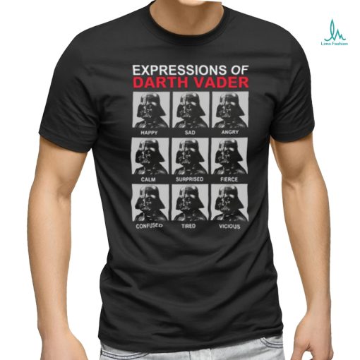 Star Wars Darth Vader Face Expressions T Shirt