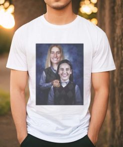 Step Sisters Caitlin Clark And Kate Martin Shirt Friendship Step Brothers Unisex T Shirt