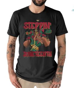 Stepping Into Junenth Love Woman Black Girls Sneakers Women T shirt