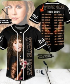 Stevie Nicks Tour 2024 Custom Baseball Jersey