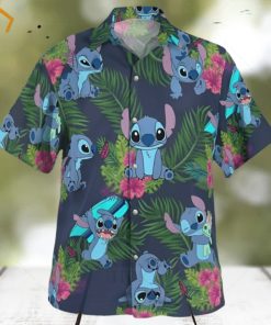 Stitch Disney Palm Leaves Pattern All Over Print Hawaiian Shirt, hoodie, sweater, long sleeve and tank top Stitch Disney Palm Leaves Pattern All Over Print Hawaiian Shirt