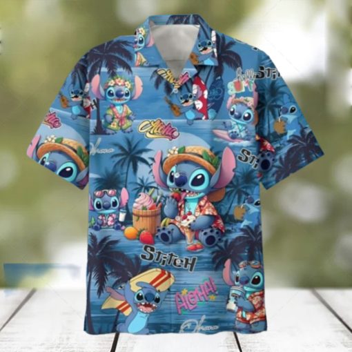 Stitch The Movie Aloha Summer Hawaiian Shirt