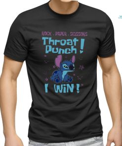 Stitch rock paper scissors throat punch i win shirt