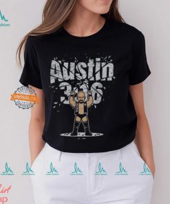 Stone Cold Steve Austin 316 Cartoon Black T shirt