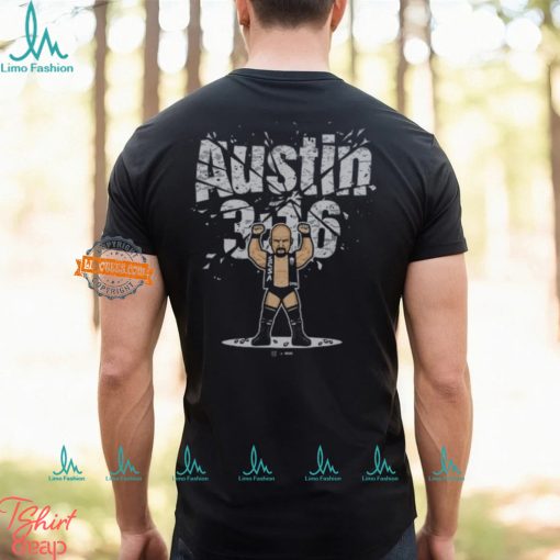 Stone Cold Steve Austin 316 Cartoon Black T shirt