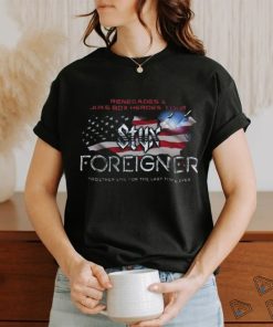 Styx And Foreigner Summer 2024 Tour T Shirt