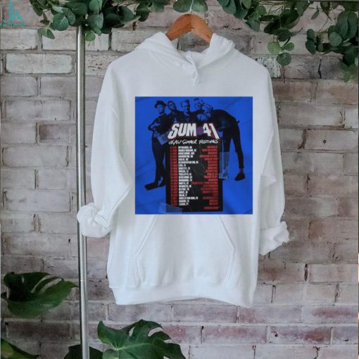 Sum 41 Rock Band UK EU Summer Festivals 2024 T Shirt