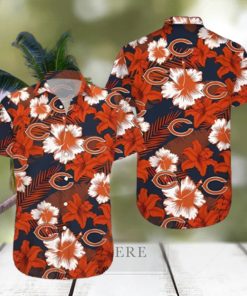 Summer Flower Chicago Bears Hawaiian Shirt