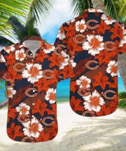 Summer Flower Chicago Bears Hawaiian Shirt