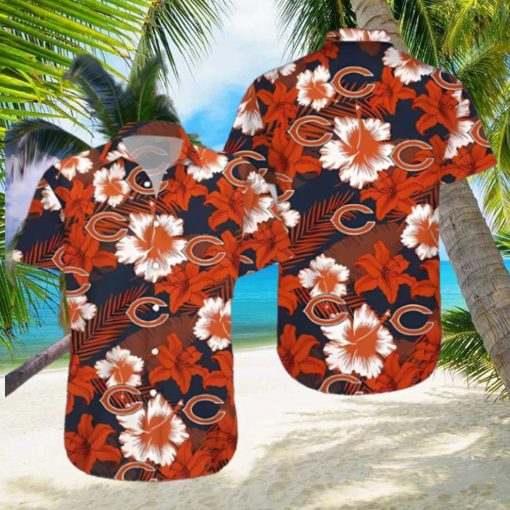 Summer Flower Chicago Bears Hawaiian Shirt