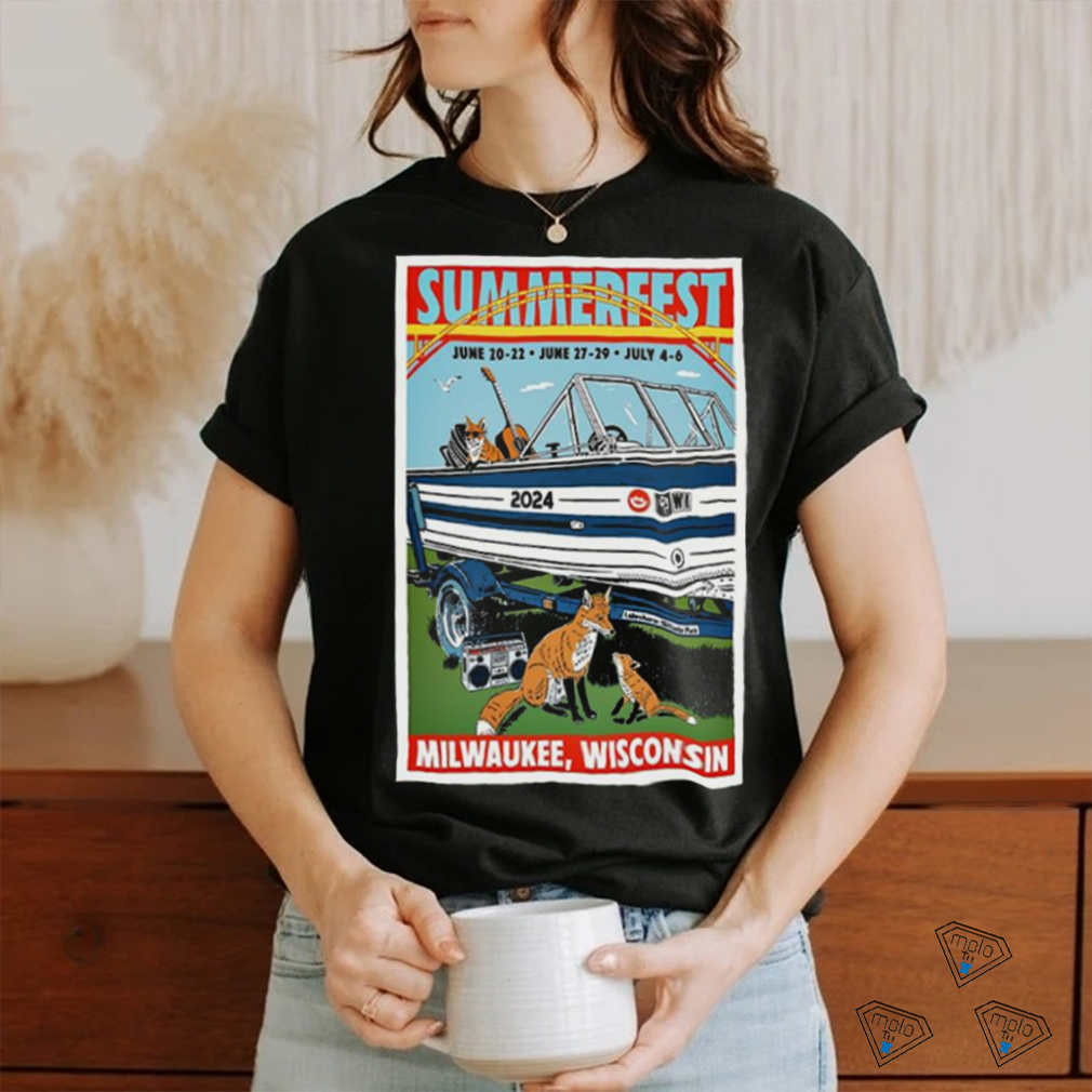 SummerFest June 20 22 2024 Milwaukee WI Poster Shirt SummerFest June 20 22 2024 Milwaukee WI Poster Shirt