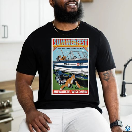 SummerFest June 20 22 2024 Milwaukee WI Poster Shirt