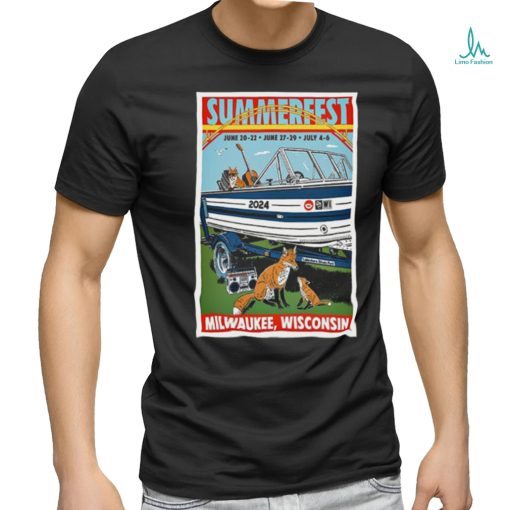 SummerFest June 20 22 2024 Milwaukee WI Poster Shirt