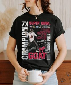 Super Bowl Tom Brady GOAT T Shirt