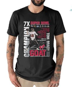 Super Bowl Tom Brady GOAT T Shirt