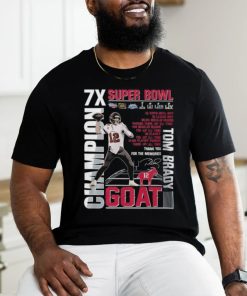 Super Bowl Tom Brady GOAT T Shirt