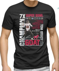 Super Bowl Tom Brady GOAT T Shirt
